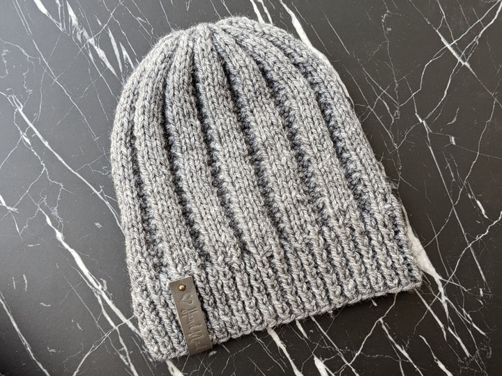 Knit & Purl Hat Pattern for Men