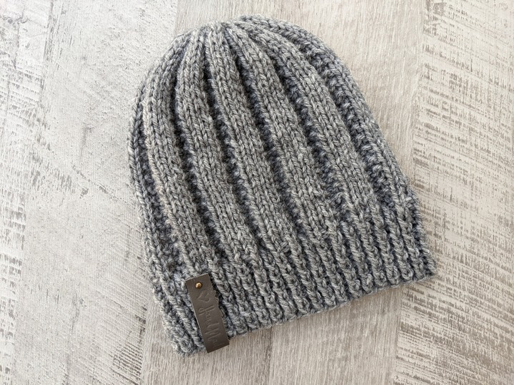 Knit & Purl Hat Pattern for Men
