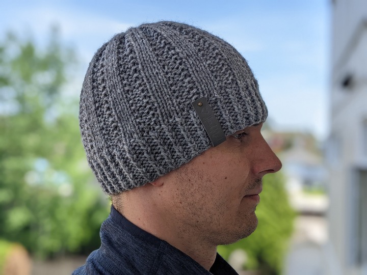 Knit & Purl Hat Pattern for Men