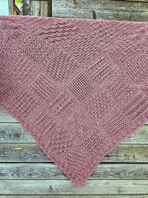 Häkelanleitung Tuch Relief-Squaredancer - Bild 2