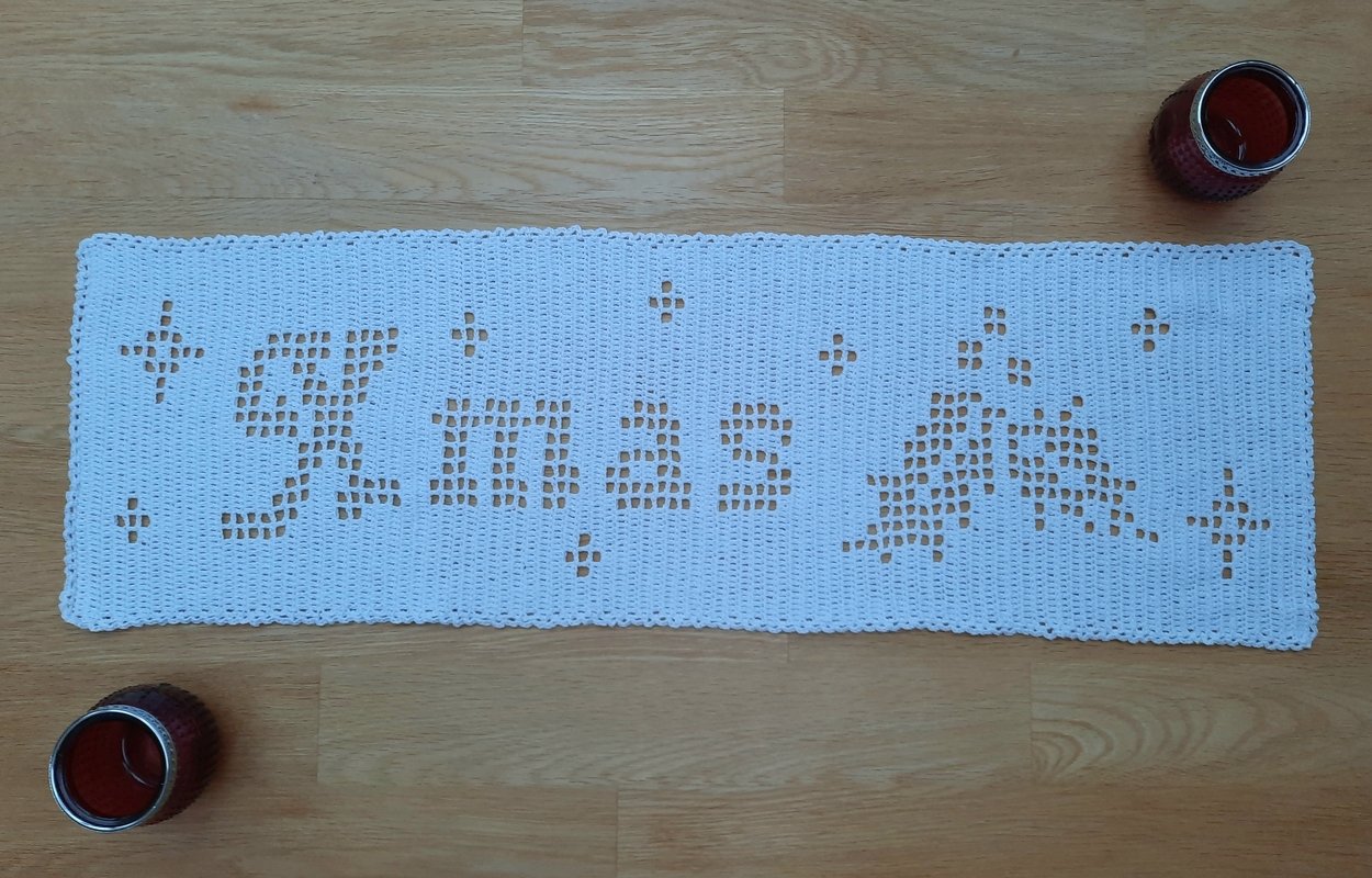 Deckchen Xmas Häkelanleitung