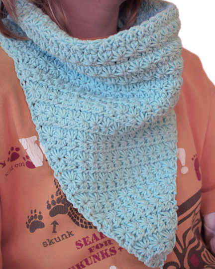 Beautiful Etoile Cowl with stars, neck warmer, (8 Sizes) Baby - Large Adult