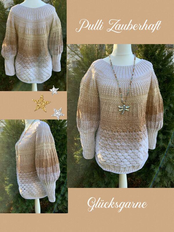 Häkelanleitung Pulli Zauberhaft - Bild 2