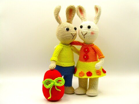 Häkelanleitung Hase Hobsel und Hobselinchen