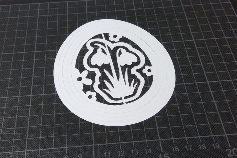 Schneeglocken Plotterdatei SVG DXF