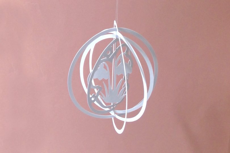 Schneeglocken Plotterdatei SVG DXF