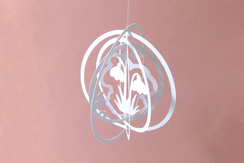 Schneeglocken Plotterdatei SVG DXF