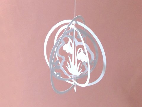 Schneeglocken Plotterdatei SVG DXF FCM