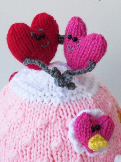 TeaCosyFolk's In Love Hearts Tea Cosy Knitting Pattern