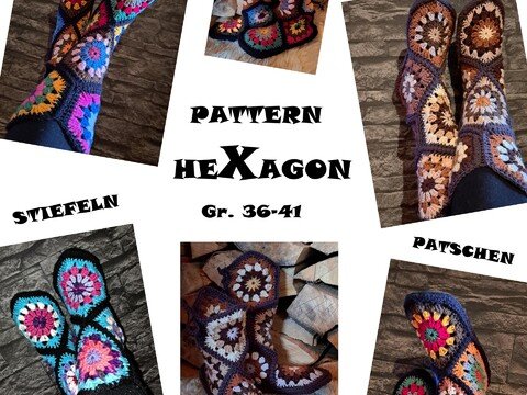 PATSCHEN * HAUSSCHUHE * STIEFELN * HeXagon - Resteverwertung