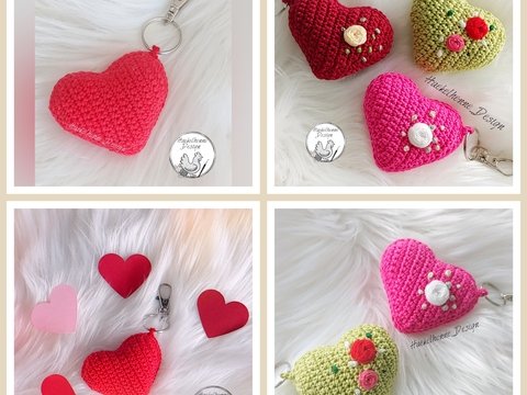 Häkelanleitung "Deko Herzer'l"