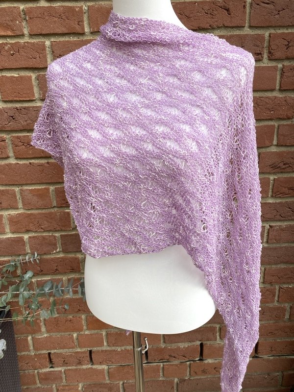 Strick-Anleitung "Lotus-Tuch" , auch für Anfänger