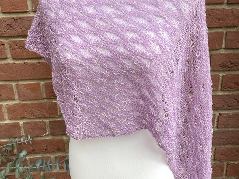 Strick-Anleitung "Lotus-Tuch" , auch für Anfänger