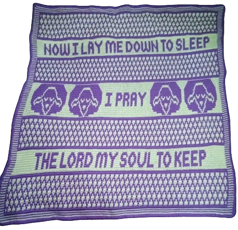 Down To Sleep Toddler's Nap Blanket Pattern and Chart