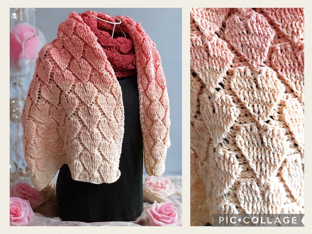 Shawl / Stole “Yardila BE” – crochet pattern