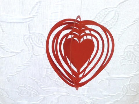 Herz Hängedeko Plotterdatei SVG DXF FCM