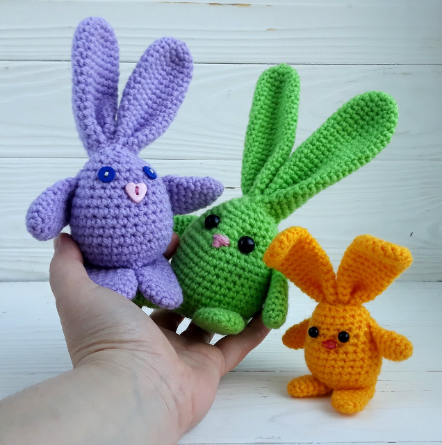 Easter Bunny pattern, Crochet egg, Rabbit ears, Montessori baby toys - Image 4
