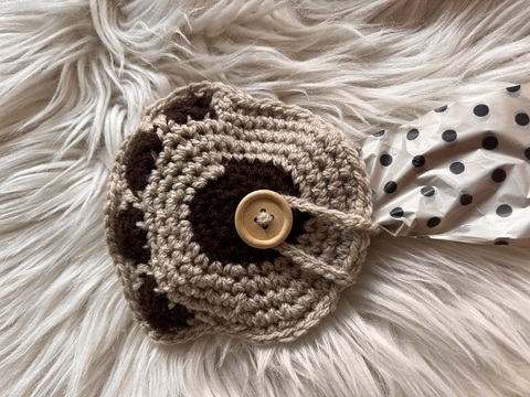 Häkelanleitung Kotbeuteltasche Pfote