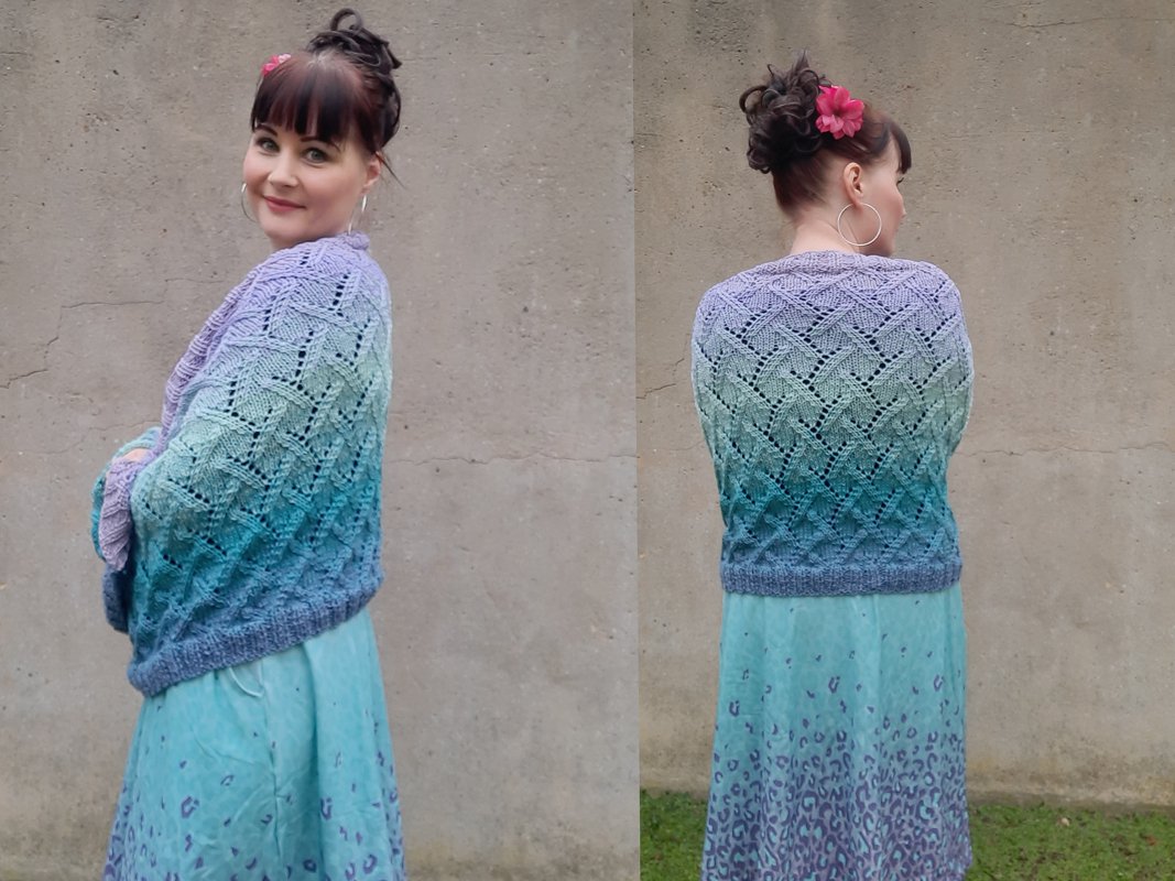 Kimono-Bolero Strickanleitung - Bild 3