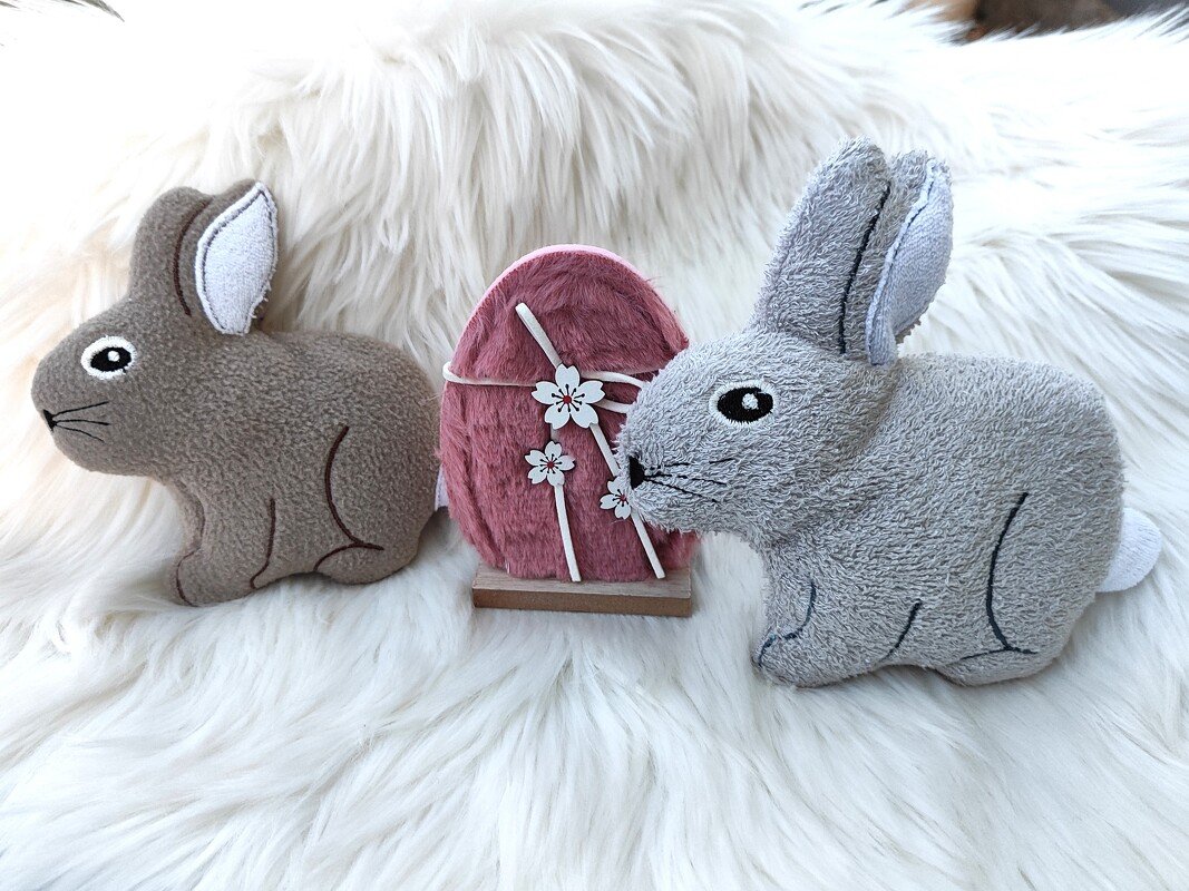 Stickdatei Hase ITH Kuscheltier in mehreren Größen - Bild 8
