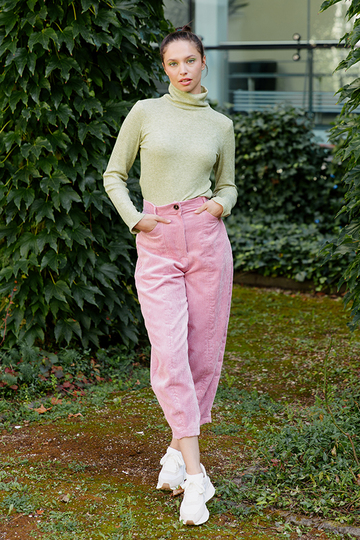 Tapered pants sewing pattern XS-XXXL, ladies trousers mom jeans pants denim