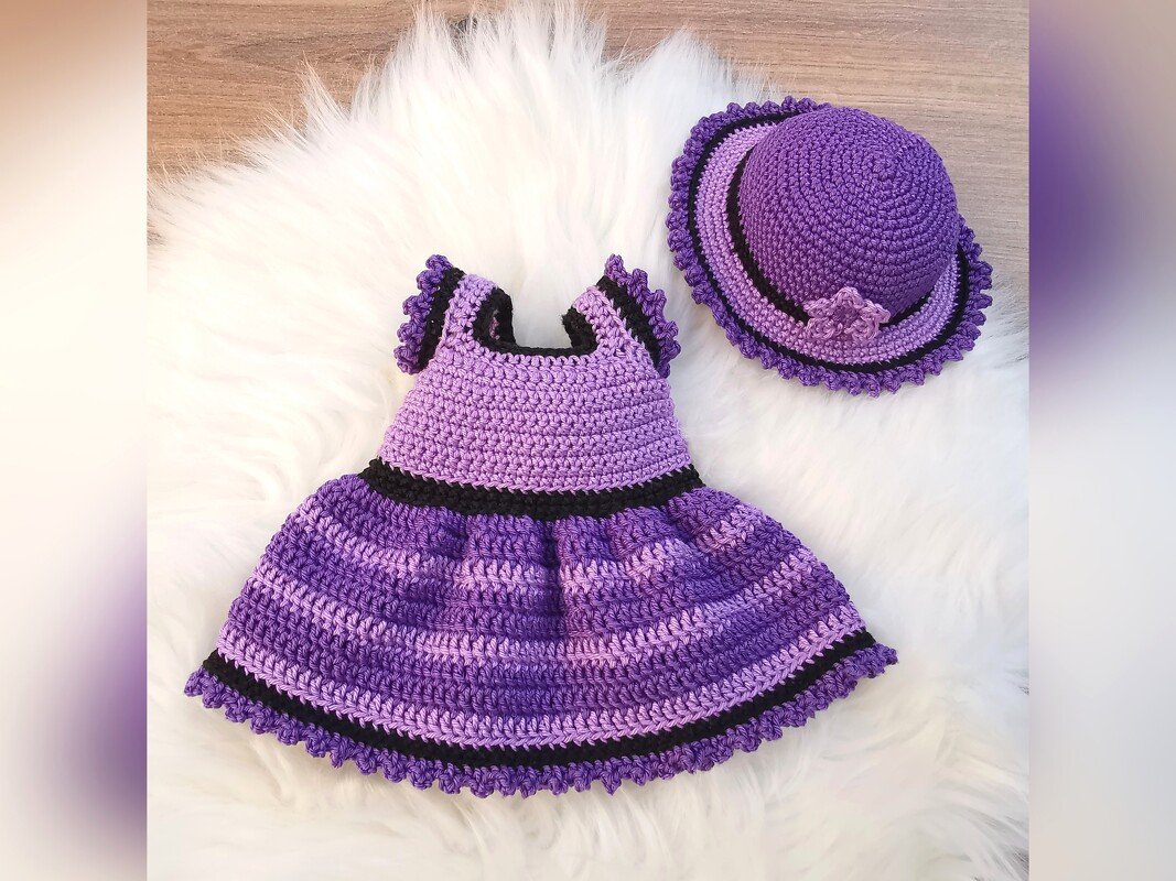 MISS MATHILDA - crochetpattern bunny with dress and hat - Image 3