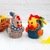 K005 Egg cozy Hen Chicken and Cockerel Rooster bird with eggs Amigurumi