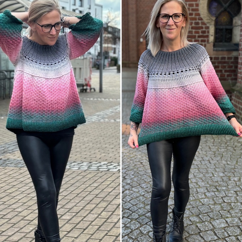 Häkelanleitung Pullka "Charmed" - Bild 3