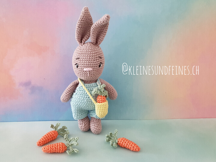 "Häschen Paul" - Hase/Osterhase häkeln - Häkelanleitung PDF