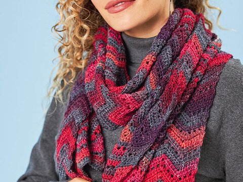 HÄKELSTOLA ROTE GLUT