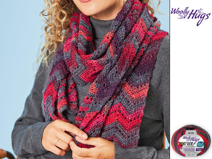 HÄKELSTOLA ROTE GLUT