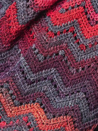 HÄKELSTOLA ROTE GLUT