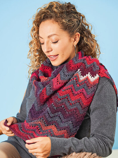 HÄKELSTOLA ROTE GLUT