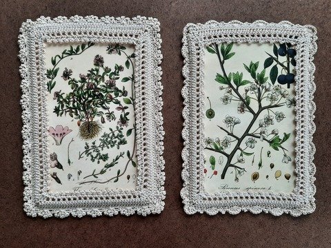 Nostalgische Bilderrahmen für Postkarten