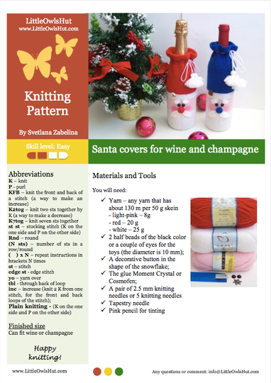 K001 Santa bottle covers for wine and champagne Christmas decor New Year