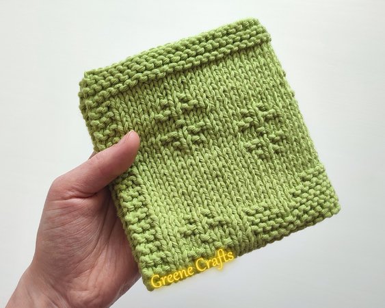 Hasen Waschlappen oder Spültuch - Strickanleitung für Anfänger