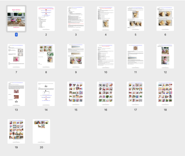 K105 Basket with roses. Flowers Window decor, home decoration, Table decor