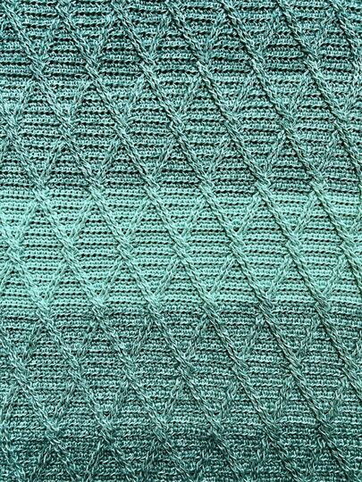 Markian - Schal oder Stola im Rautenmuster aus Reliefstäbchen - Herrenschal