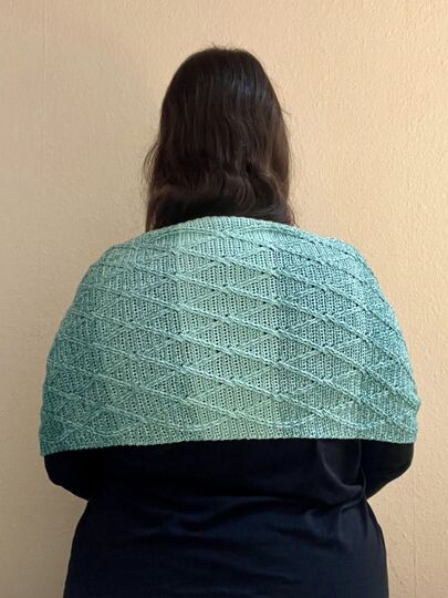 Markian - Schal oder Stola im Rautenmuster aus Reliefstäbchen - Herrenschal