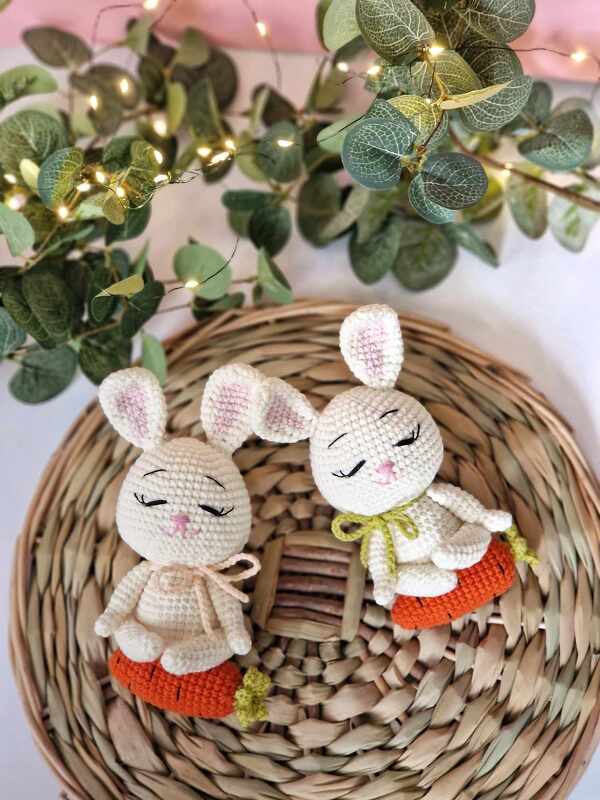 Crochet Easter yoga bunny amigurumi pattern - Image 3