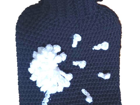 Häkelanleitung Wärmflasche Pusteblume Warmer Wind