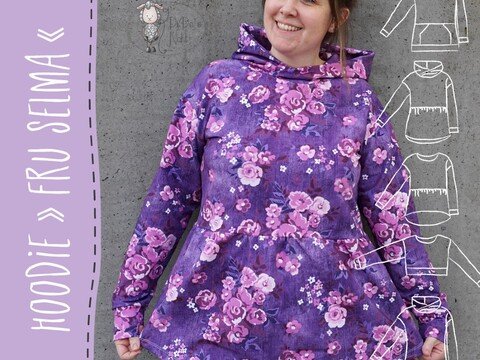 HOODIE "FRU SELMA" - Schnittmuster und Anleitung