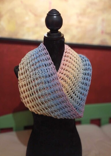 Crochet Pattern Loops Scarf/Scarf "Nephele"