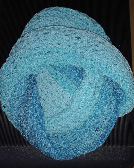 Crochet Pattern Loops Scarf/Scarf "Nephele"