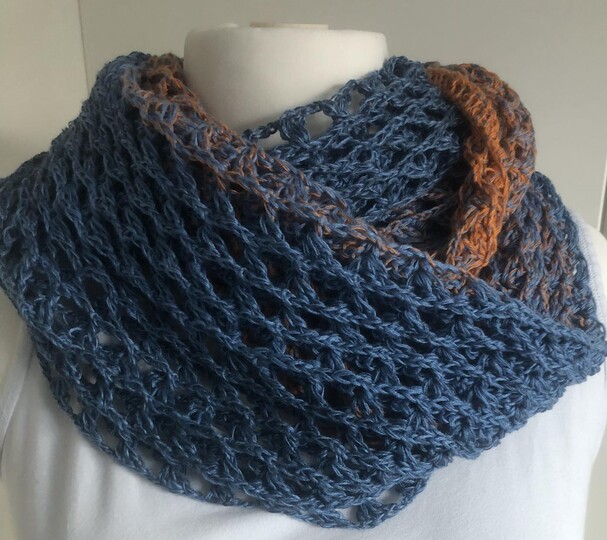 Crochet Pattern Loops Scarf/Scarf "Nephele"
