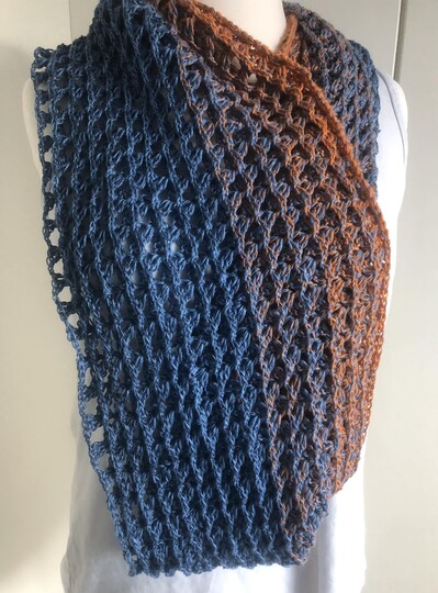 Crochet Pattern Loops Scarf/Scarf "Nephele"