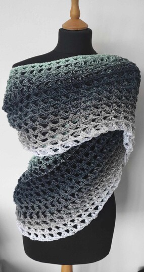 Crochet Pattern Loops Scarf/Scarf "Nephele"