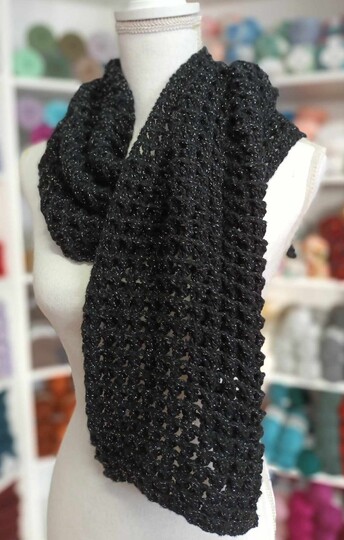 Crochet Pattern Loops Scarf/Scarf "Nephele"