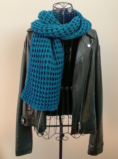 Crochet Pattern Loops Scarf/Scarf "Nephele"