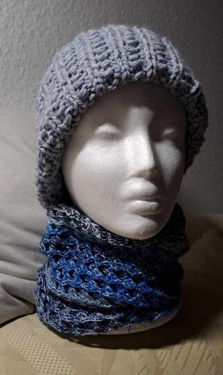 Crochet Pattern Loops Scarf/Scarf "Nephele"